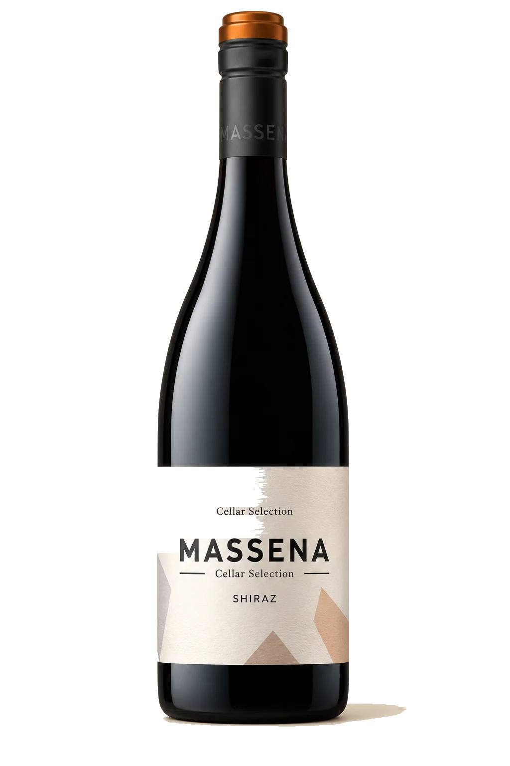 Representative Massena Cellar Selection Shiraz bottle illustration
