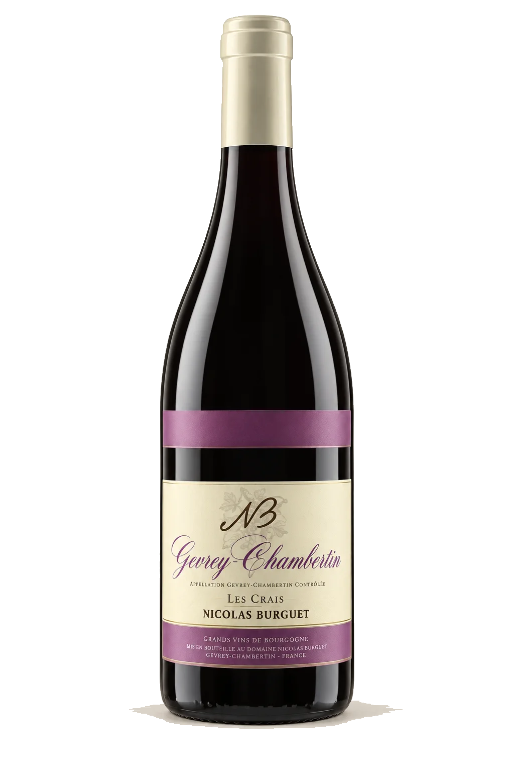 Representative Nicolas Burguet Gevrey-Chambertin Les Crais bottle illustration