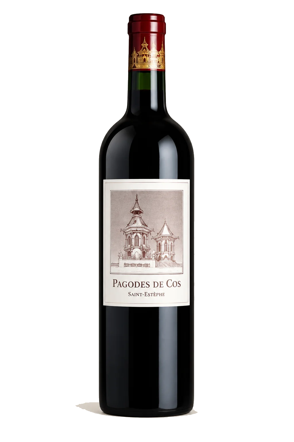 Representative Pagodes de Cos bottle illustration