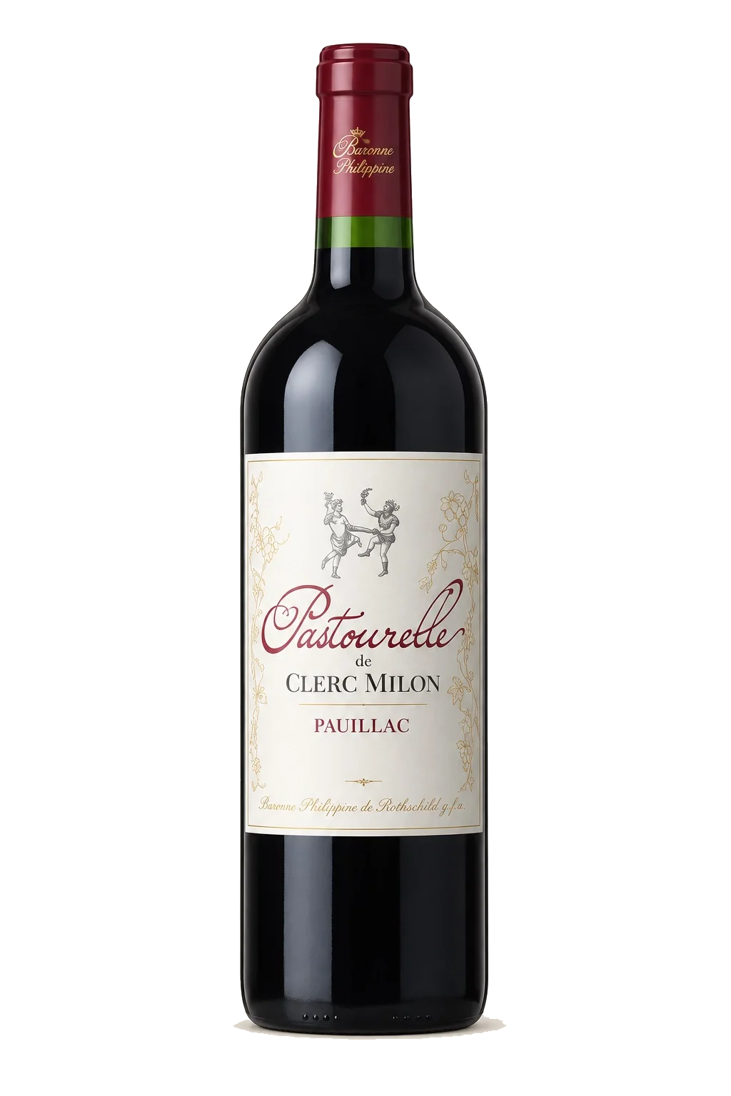 Representative Pastourelle de Clerc Milon bottle illustration