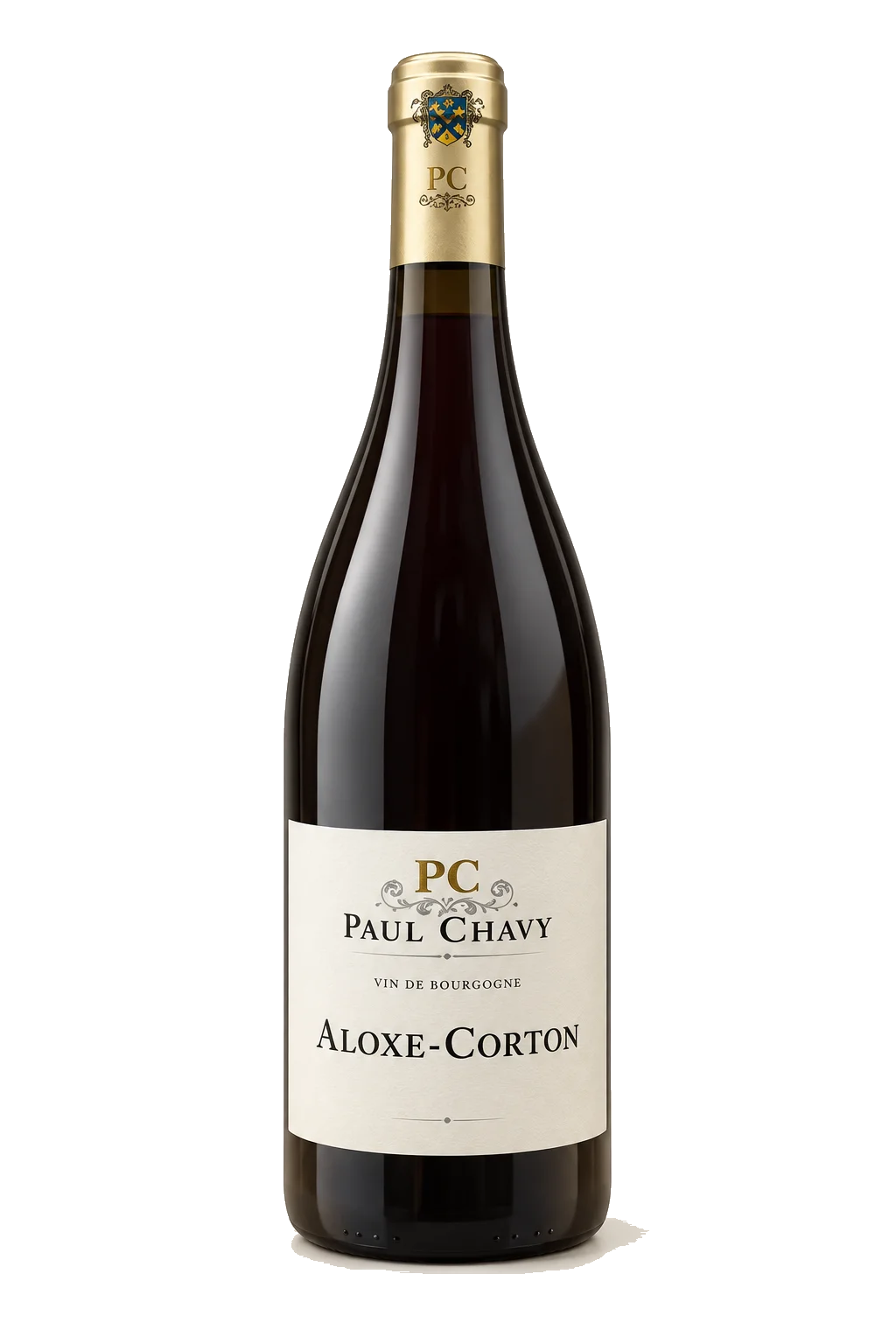 Representative Paul Chavy Aloxe-Corton bottle illustration