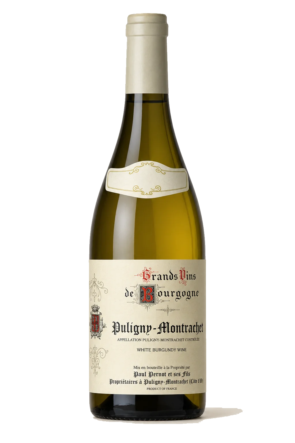 Representative Paul Pernot Puligny-Montrachet bottle illustration