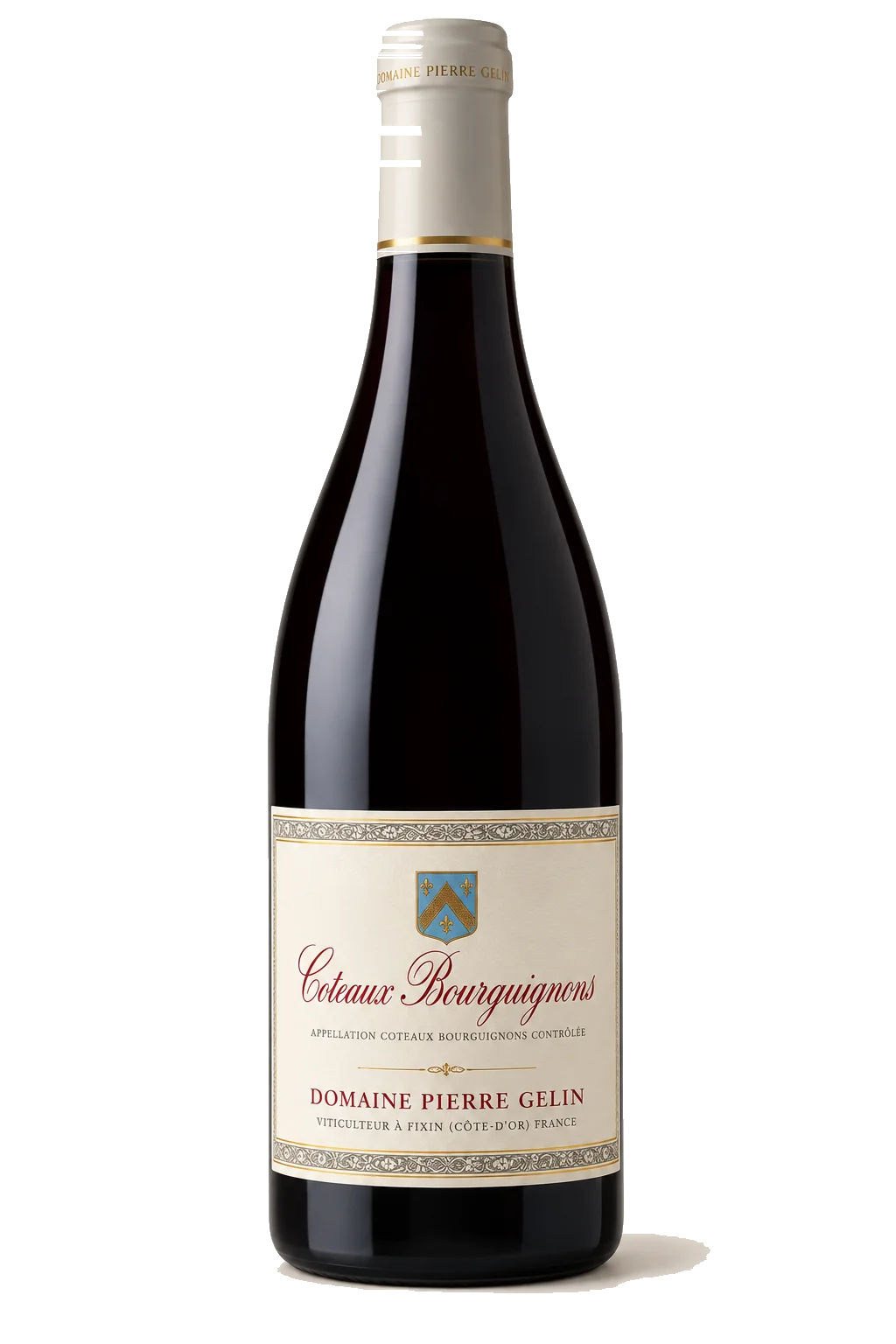 Representative Pierre Gelin Coteaux Bourguignons Rouge bottle illustration