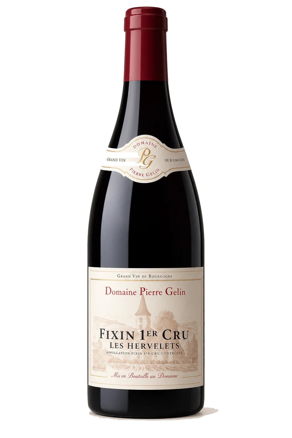 Representative Pierre Gelin Fixin 1er Cru Les Hervelets bottle illustration