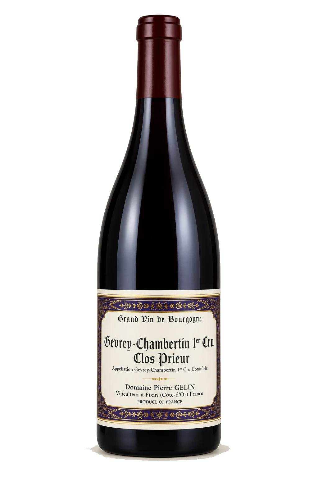 Representative Pierre Gelin Gevrey-Chambertin 1er Cru Clos Prieur bottle illustration