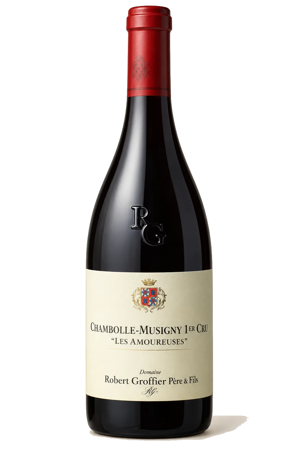 Representative Robert Groffier Chambolle-Musigny 1er Cru Les Amoureuses bottle illustration