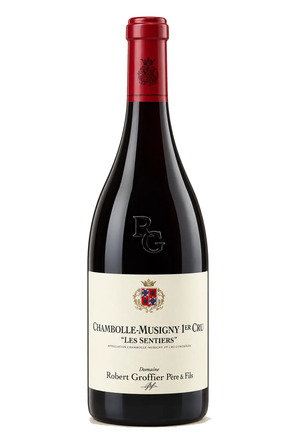 Representative Robert Groffier Chambolle-Musigny 1er Cru Les Sentiers bottle illustration